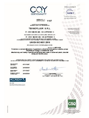 CERTIFICAZIONE QUALITÁ